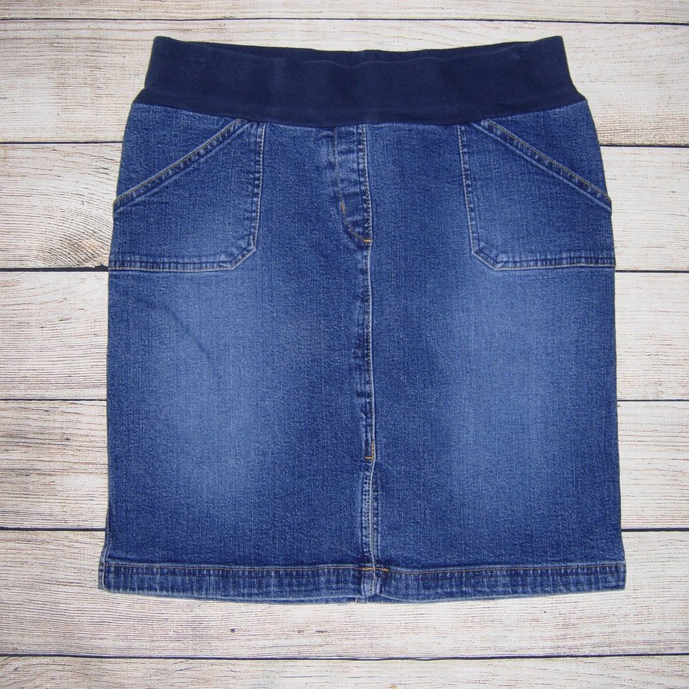 Two Hearts Maternity Denim Skirt M
